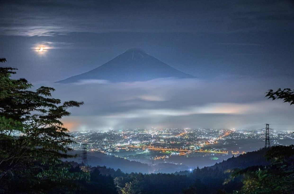 乙女峠　雲海　富士山